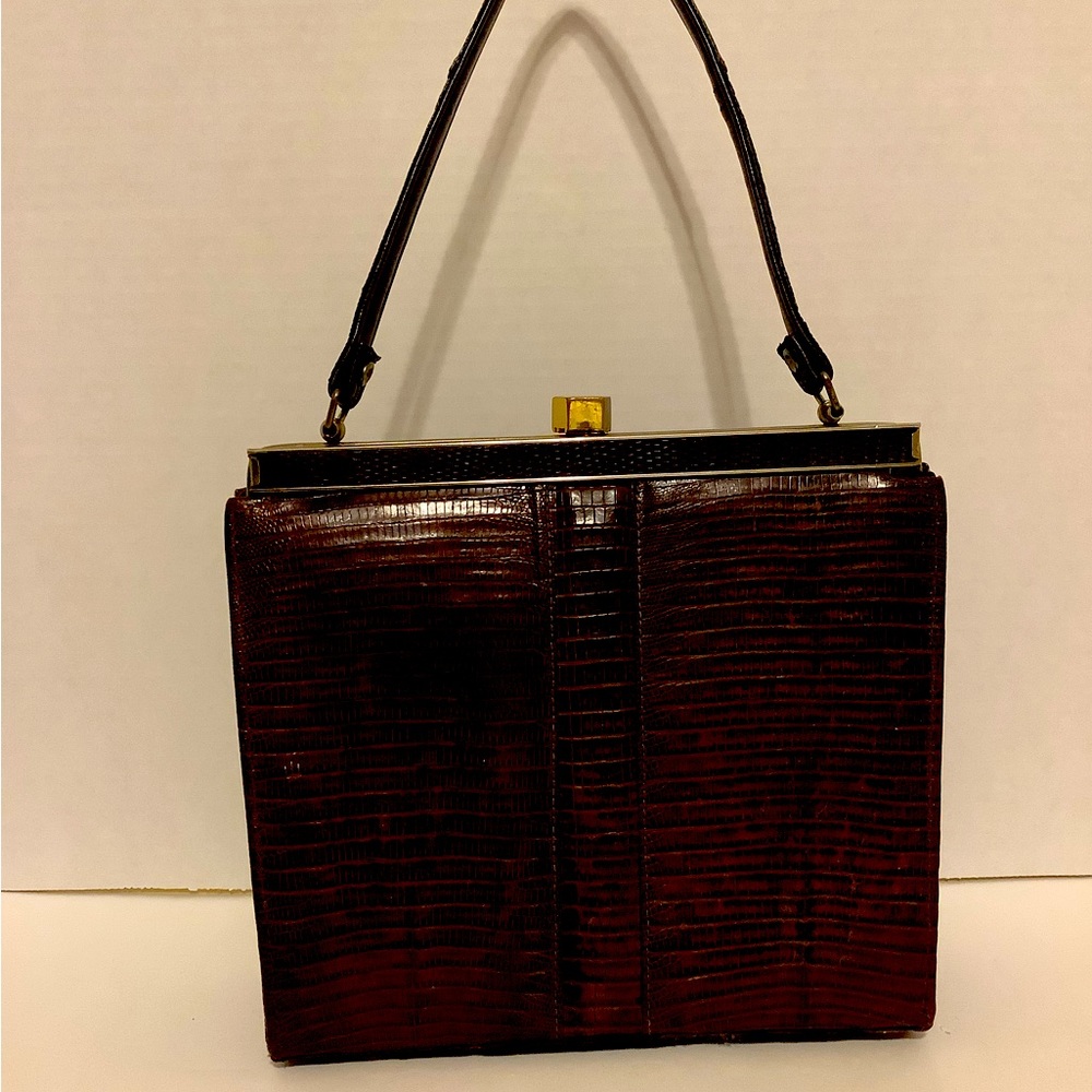 Vintage lizard bag